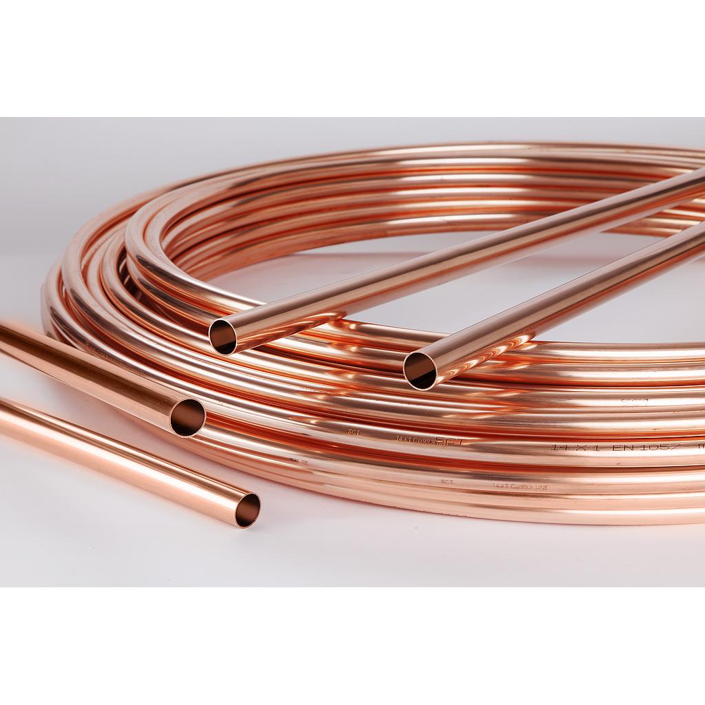 TUBO RAME NUDO SANCO D.14X1,00 ROTOLO