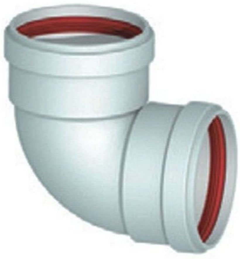 CURVA 90° F/F D.80 BIANCO