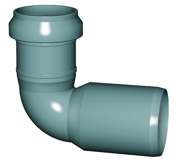 CURVA RIDOTTA 87G30' 40/50 GRIGIO