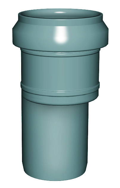 RIDUZIONE ECCENTRICA 50/40 GRIGIO