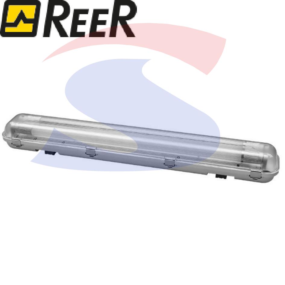 PLAFONIERA STAGNA LED BLANK 2X24W IP65