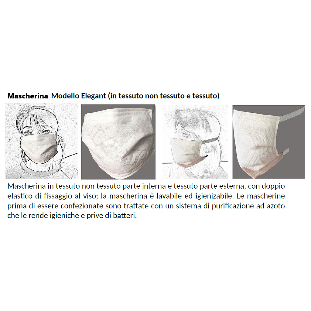 MASCHERINA TIPO ELEGANT