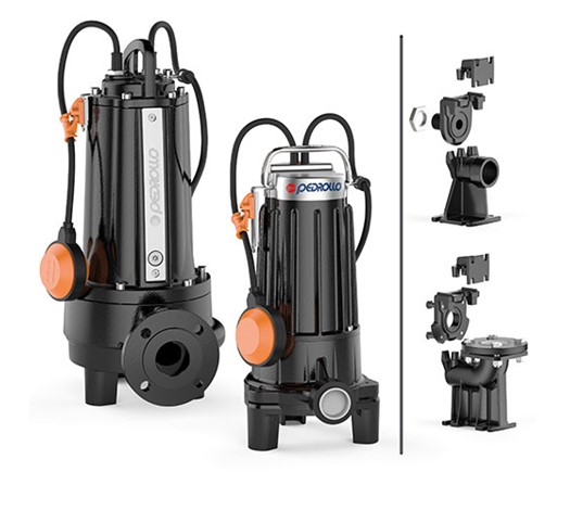 ELETTROPOMPA TRITUS SOMMERSA MONOFASE 1,00 HP TRM75