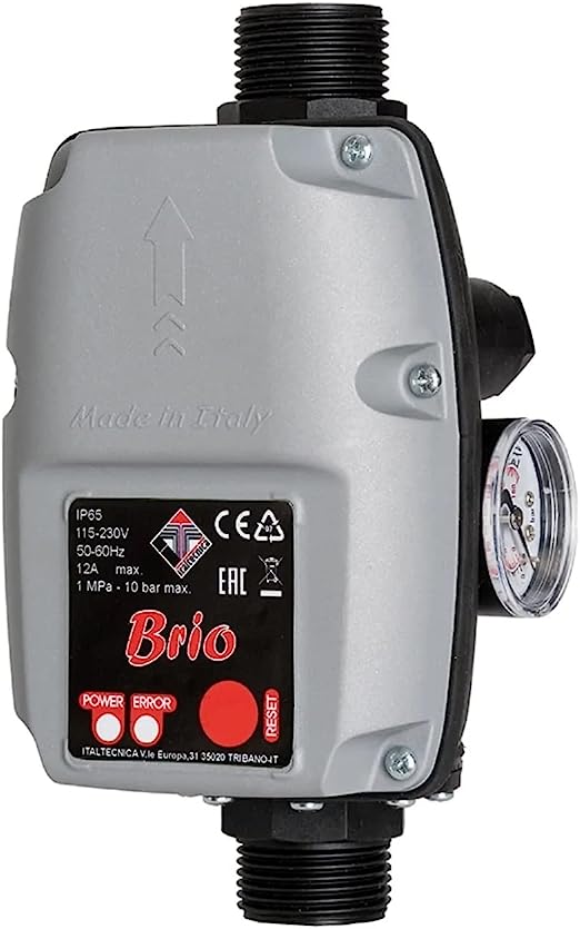 BRIO - DISPOSITIVO DIGITALE ELETTRONICO CON MANOMETRO