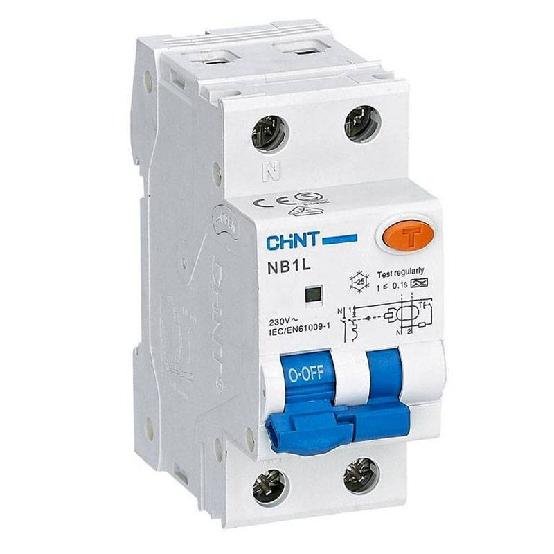 INTERRUTTORE MAGNETOTERMICO DIFFERENZIALE 1P+N 20A 300mA 6kA Curva C Tipo AC