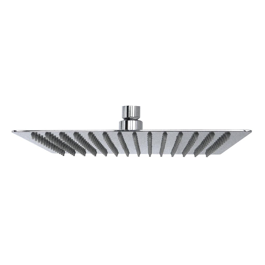 SOFFIONE QUADRO 200X200MM INOX 6MM