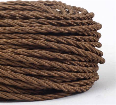 CAVO TRECCIA 3X1.00 MARRONE