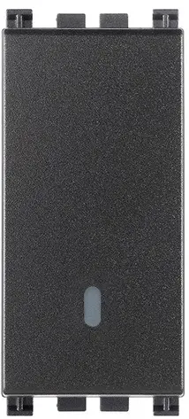 PULSANTE 1P NO 10A ARKÉ GRIGIO