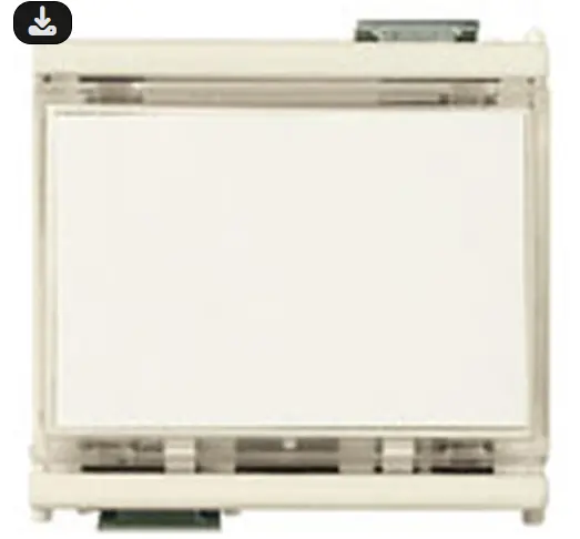 PULSANTE TARGHETTA SERIE 8000 