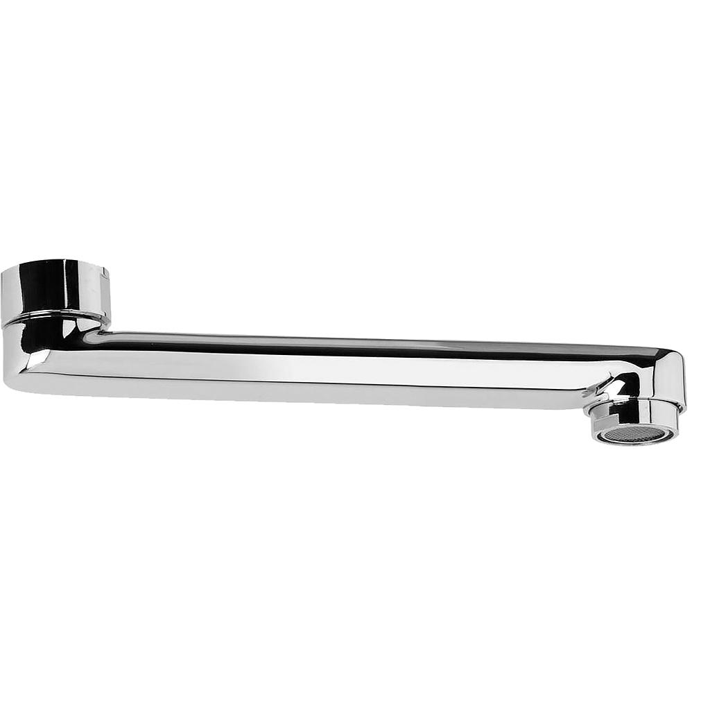 CANNA PER  MISCELATORE LAVELLO PARETE PIATTA 25CM