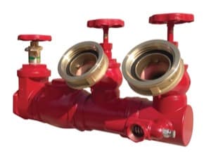 GRUPPO ATTACCO MOTOPOMPA DI MANDATA 2 IDRANTI DN70X3"