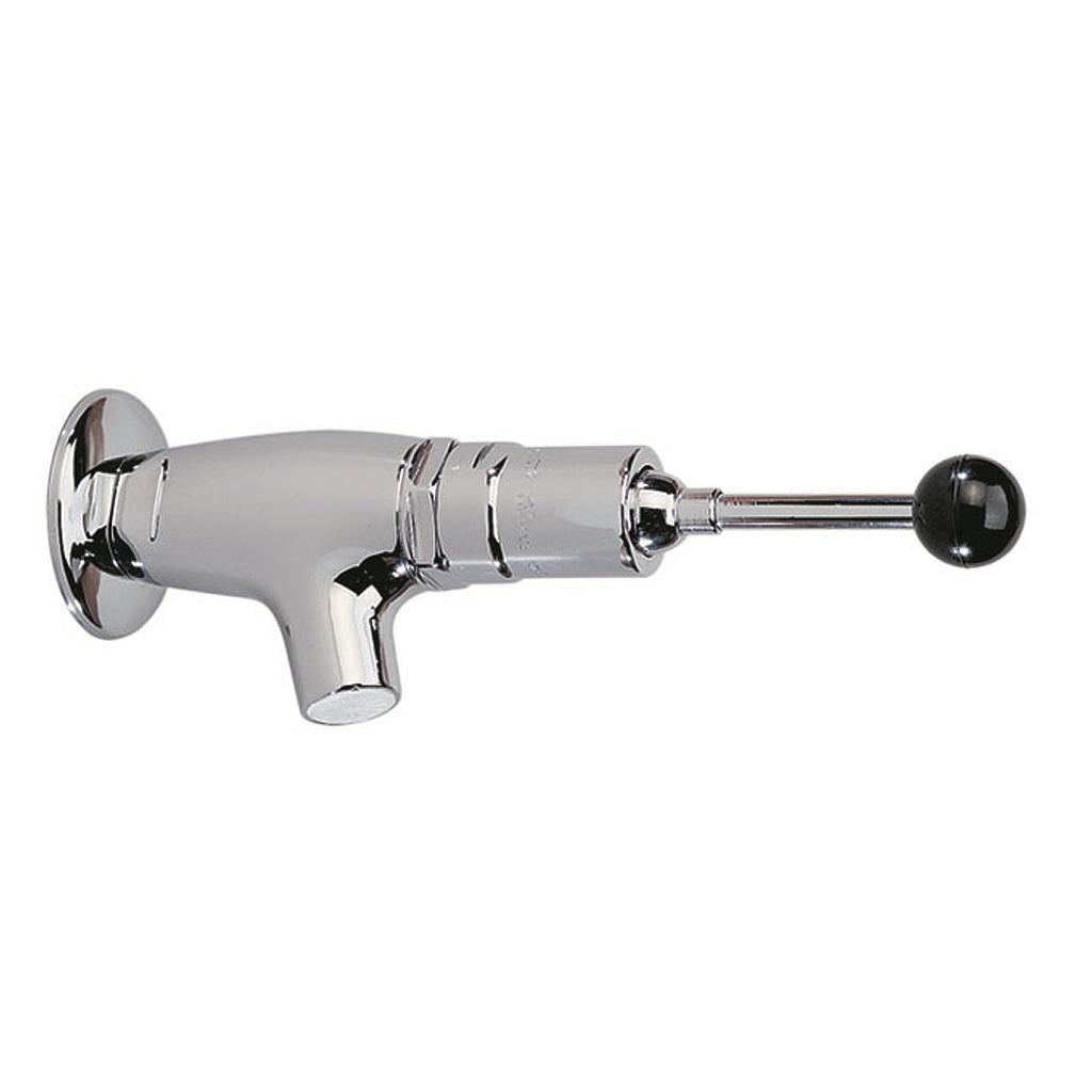 RUBINETTO TEMPORIZZATO A PARETE A LEVA 1/2