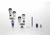 COPPIA CERNIERE FISSA ESPANSIONE CRYSTAL