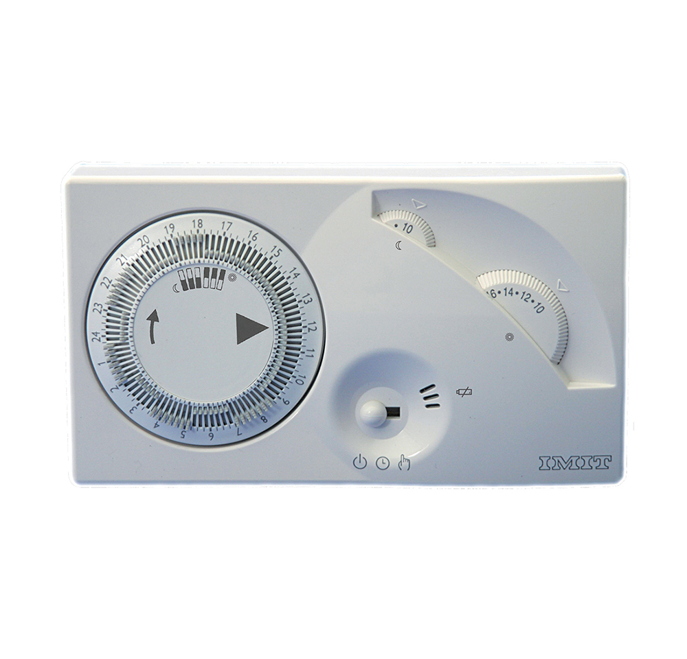 CRONOTERMOSTATO GIORNALIERO CON OROLOGIO A CAVALIERI - IMIT