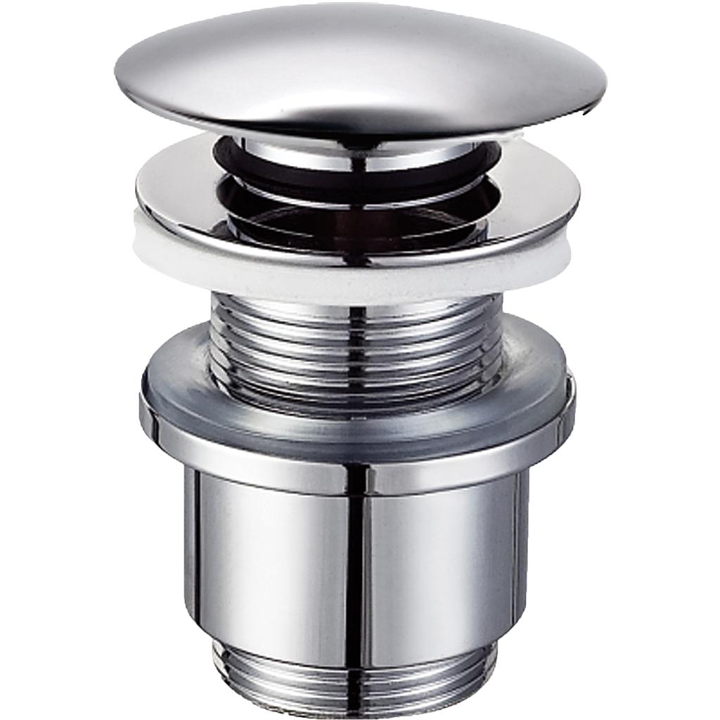 PILETTA CLICK CLACK ECO TONDA SENZA TROPPOPIENO CROMATO