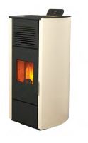 STUFA A PELLET CANALIZZATA 15Kw  NICOLE AVORIO