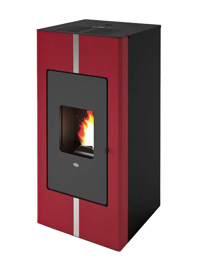 STUFA HYDRO TOSCA 27KW C/ACS ROSSA