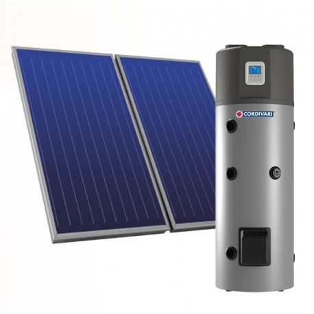 SISTEMA SOLARE CON POMPA DI CALORE  300 LT 5 MQ TF