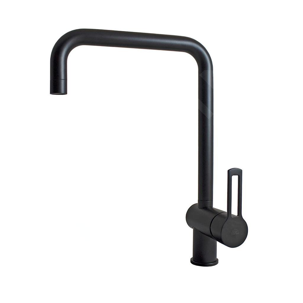 MISCELATORE LAVELLO CANNA QUADRATA NERO OPACO