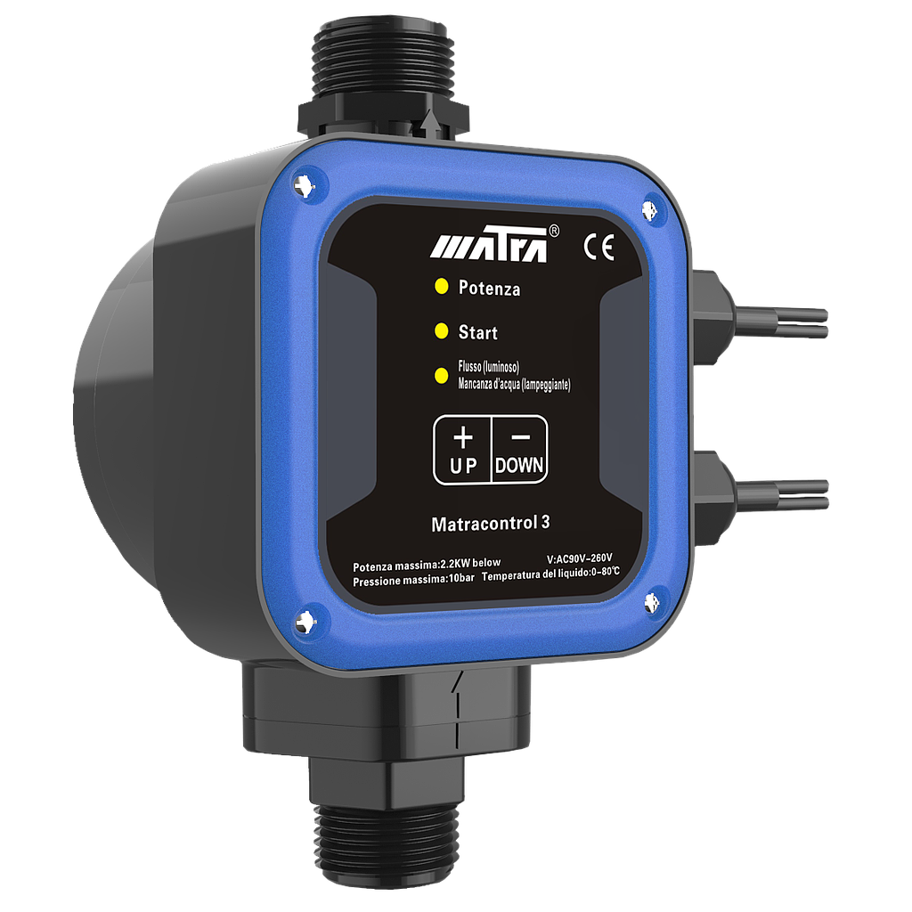 REGOLATORE DI PRESSIONE  CONTROL 3 NEW REGOLABILE DA 0.5/4BAR MAX 3HP