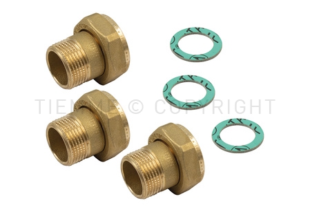 KIT BOCCHETTONI (CODOLO+GIRELLO+GUARNIZIONE) 3/4"MAS.X1"FEM. ***