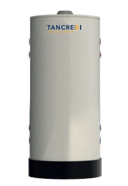 BOLLITORE VERTICALE FORZATO  PDC-LT 300 AD INTERCAPEDINE+SERPENTINO SOLARE