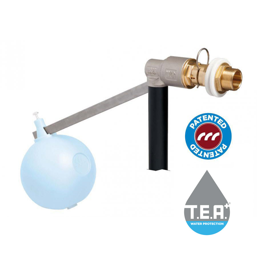 RUBINETTO A GALLEGGIANTE GLOBUS IN OTTONE STAMPATO 3/4"