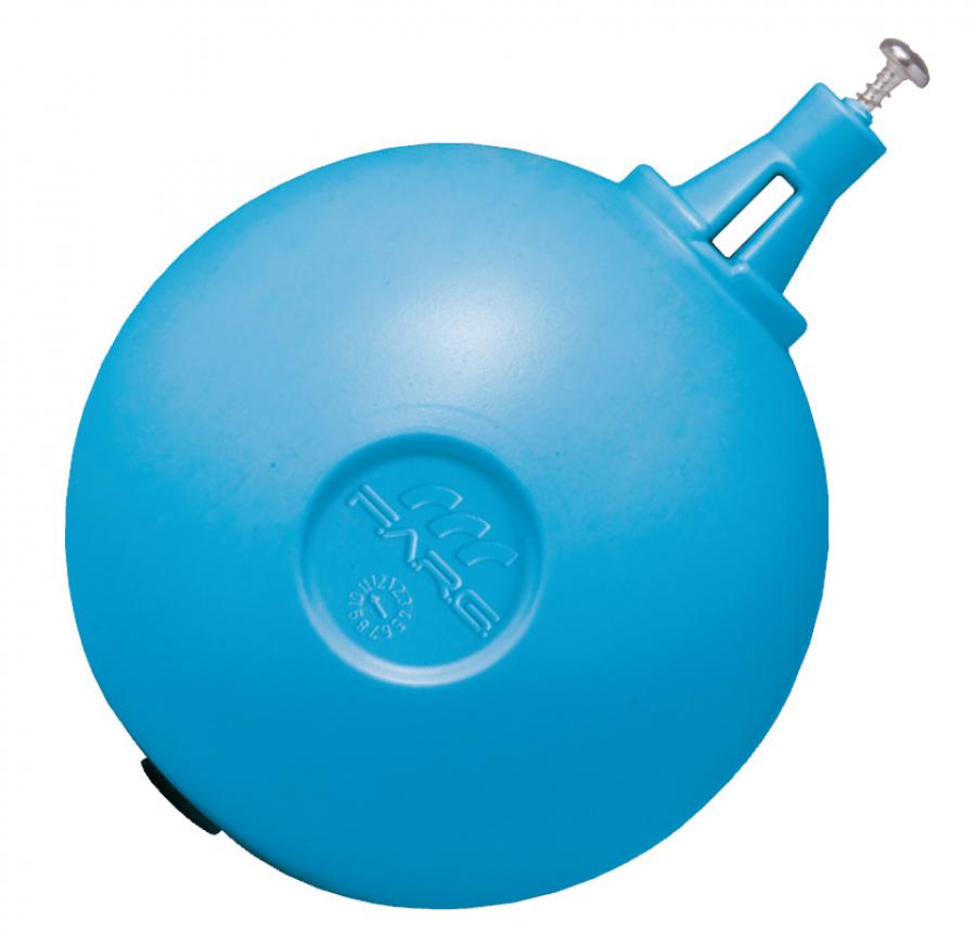 SFERA PLASTICA ZAVORRATA  Ø150 CON SCORREVOLE PER GLOBUS