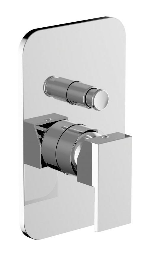 MISCELATORE INCASSO DOCCIA COMPLETO CON DEVIATORE - PILLAR