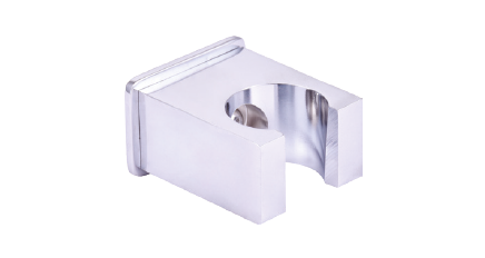 SUPPORTO MINIMAL QUADRATO IN OTTONE CROMATO