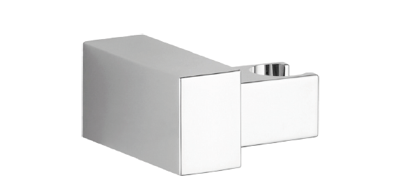 SUPPORTO DOCCIA SQUARE GIREVOLE IN ABS CROMATO