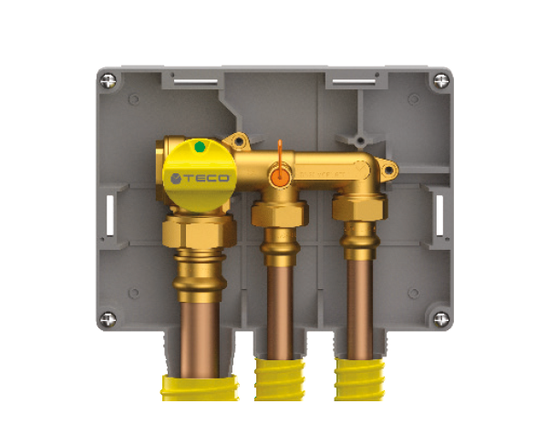 KIT COLLETTORE GAS MONO INTERCETTAZIONE 2 VIE DN 20 TC 1"- 3/4"