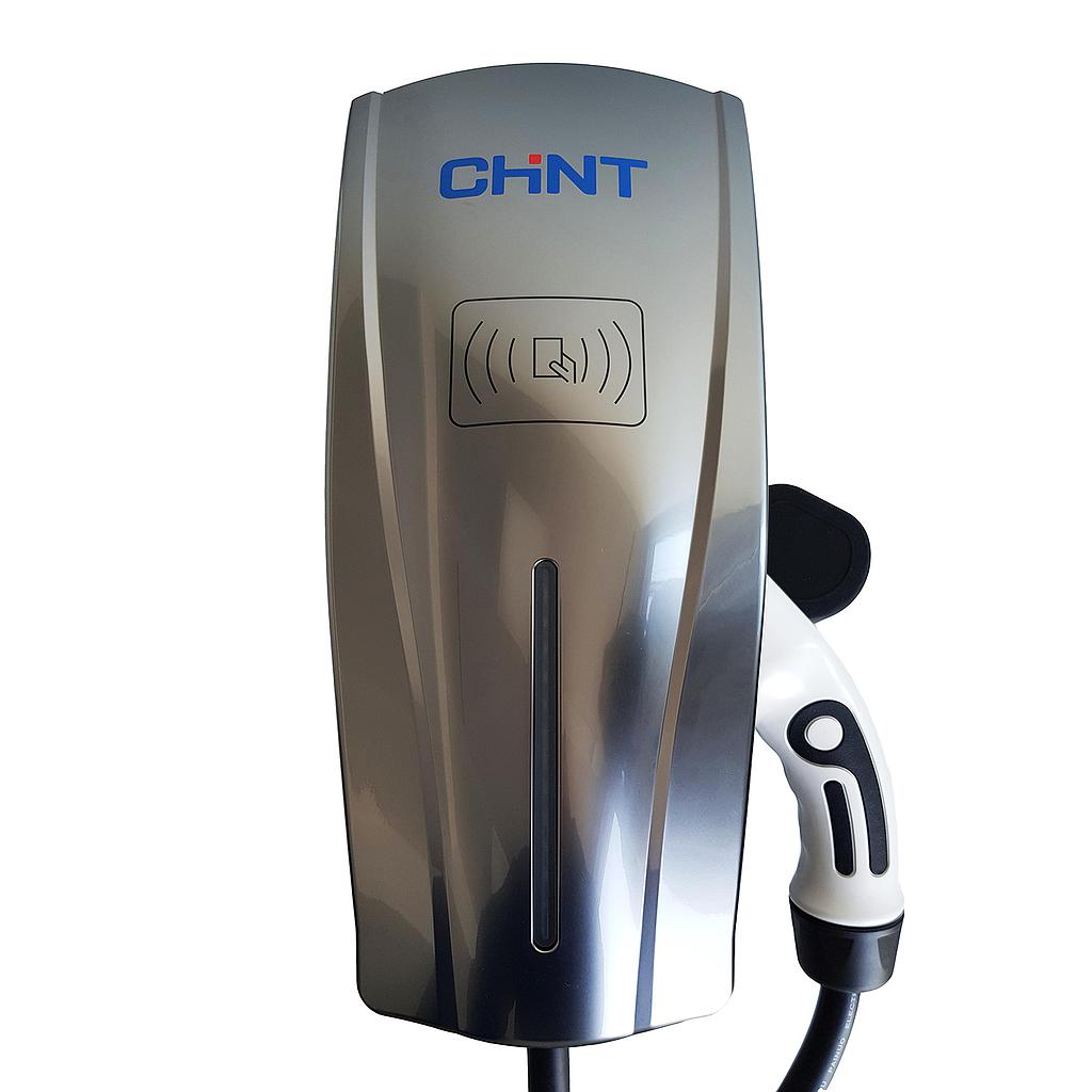 COLONNINA DI RICARICA MONOFASE MAX 7KW TIPO 2 C/CAVO 5M IP55