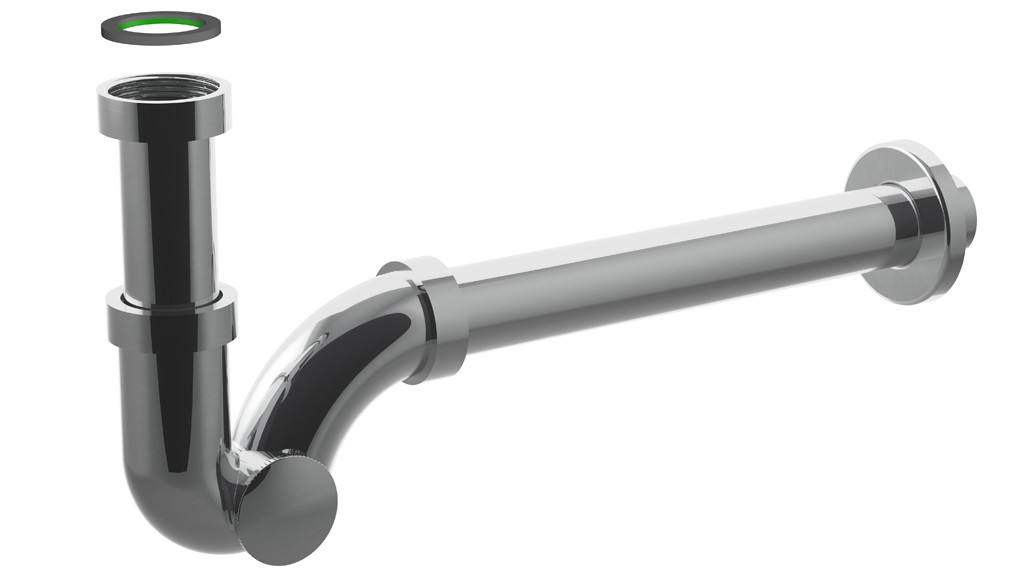 SIFONE A ESSE IN OTTONE 1" 1/4 X 32