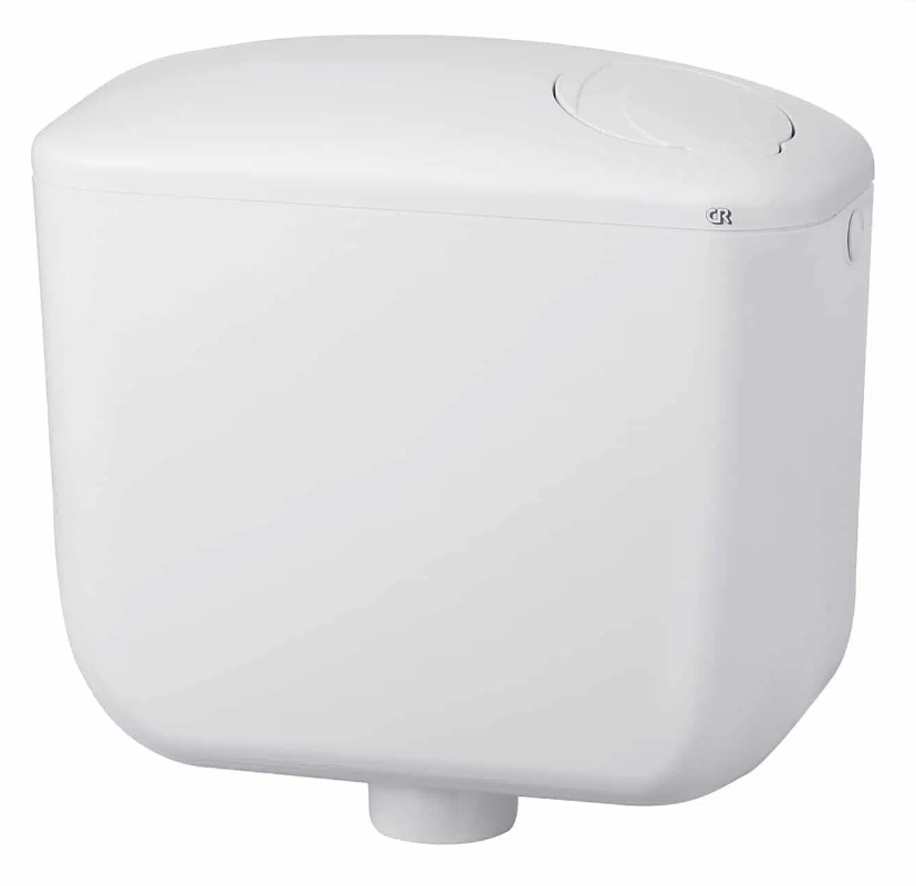 CASSETTA SFERA COIBENTATA 1 PULSANTE  SENZA RUBINETTO BIANCA