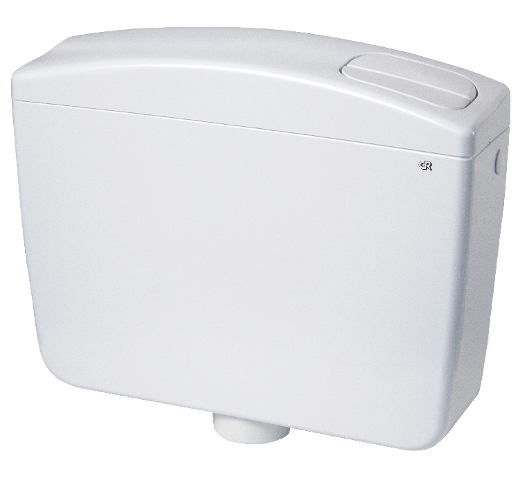 CASSETTA BETA 2 NUOVA 2  PULSANTI SENZA RUBINETTO BIANCA