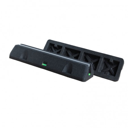 KIT 2 PZ.BASE A PAVIMENTO ANTIVIBRANTE CON PROFILO 21 MM - "SUMO LC 450" 160x90x450