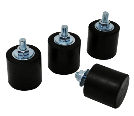 KIT 4.PZ ANTIVIBRANTI A PAVIMENTO D.40X H.40 MM