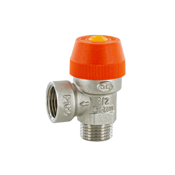 VALVOLA SICUREZZA LIGHT M/F PER PANNELLO SOLARE 8 BAR "1/2