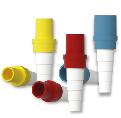 RACCORDO DRITTO PER TUBO RIGIDO D.18 MM ROSSO