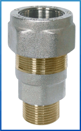 RACCORDO MASCHIO PER TUBO FERRO 1"
