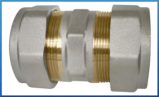 RACCORDO DOPPIO PER TUBO FERRO 3/4"