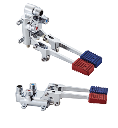 MISCELATORE DOPPIO PEDALE CALDO/FREDDO  1/2 MM