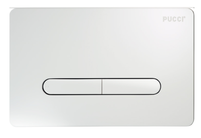 PLACCA CON TELAIO INCASSO  ECO TRATTO BIANCO