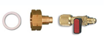 KIT CONNESSIONE PER BOMBOLA R32 CON FILETTO W21.7-1/14 SX