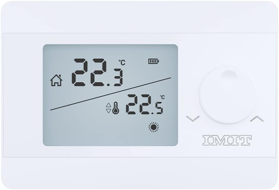 TERMOSTATO AMBIENTE CON DISPLAY RETROILLUMINATO -SILVER TA-S - IMIT
