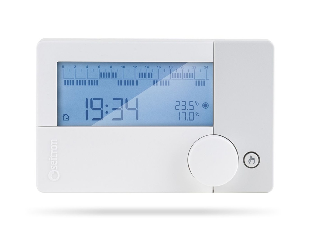CRONOTERMOSTATO SEITRON FREETIME EVO GIORNALIERO/SETTIMANALE 
