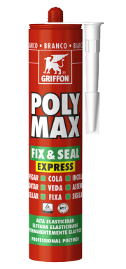 Griffon SILICONE POLYMAX FIX&SEAL EXPRESS BIANCO
