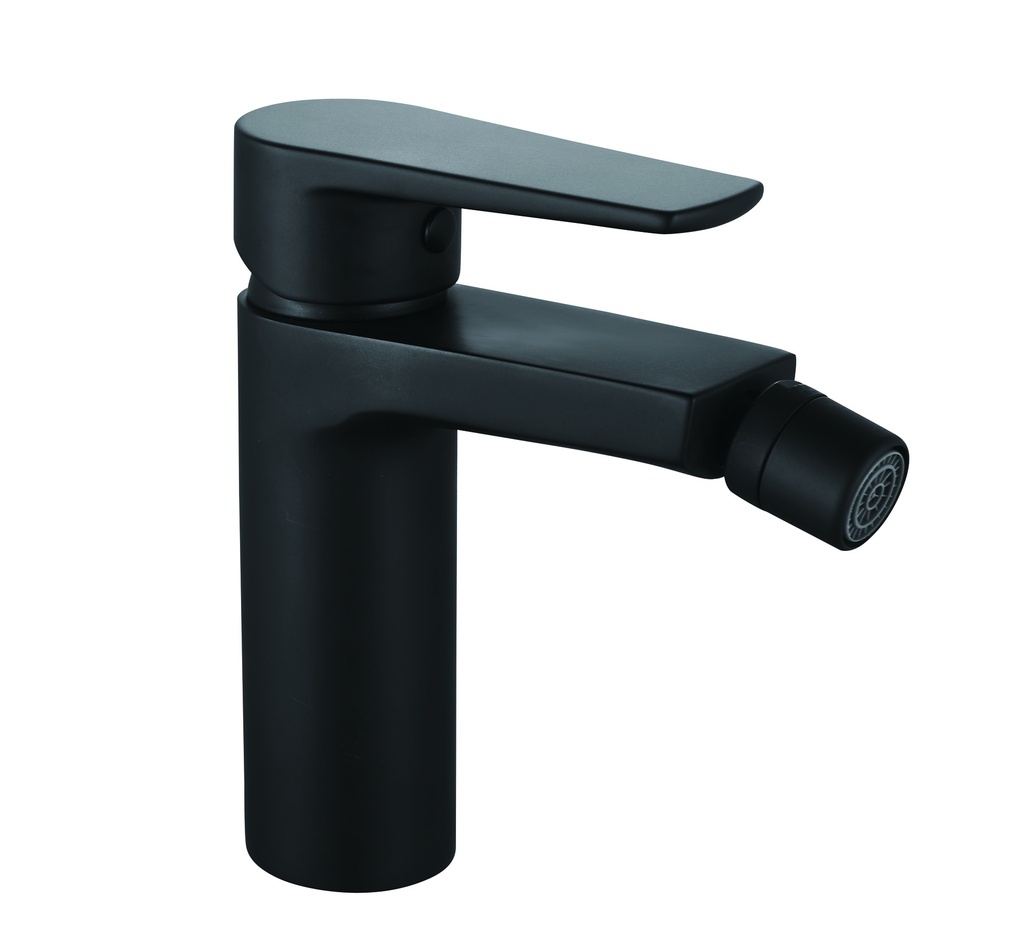MISCELATORE BIDET 1"1/4 CON SCARICO NERO OPACO 