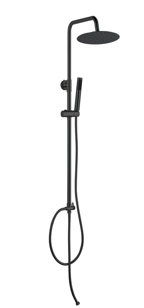 COLONNA DOCCIA TIME COMPLETA CON DEV. NERO OPACO